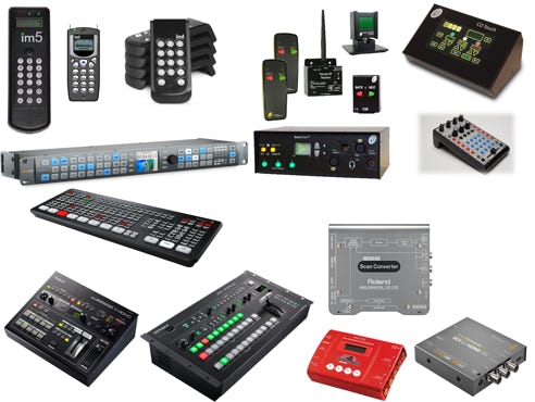 AV Equipment Audio Video Audience Response System Blackmagic design decimator roland ATEM MasterCue