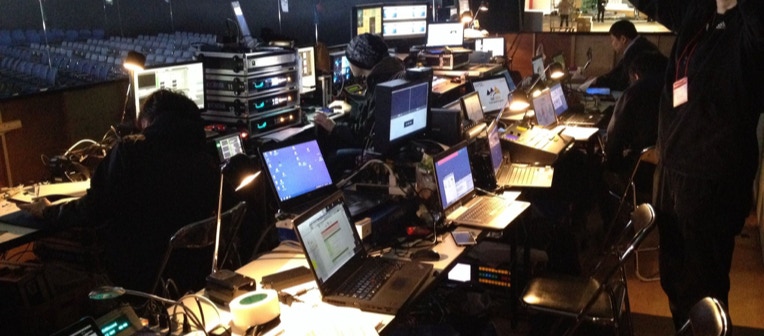 global virtual event broadcast FOH control streaming event