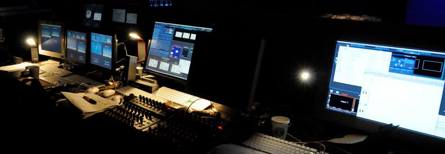 Av Operation Event Production modul8 multiscreen projection